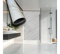 Rotolo da 3,6mq Rivestimento AUTOADESIVO in SXP thermo/acustico MARMO LUCIDO HI-RES 1200x3000x2,5mm HYDRO. Col. 68