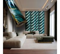 Rotolo da 3,6mq Rivestimento AUTOADESIVO in SXP thermo/acustico MARMO LUCIDO HI-RES 1200x3000x2,5mm HYDRO. Col. PLD-2031 GREEN
