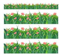 Rotolo da 32 piedi di bordo personalizzato per bacheca da parete per esterni, decorazione per bacheca in erba verde adatta per feste e cene, il bollettino di bordo in classe Green Grass Bulletin Board