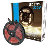 Rotolo da 5 metri di Striscia LED Diretta a 220V 12W/m Colore Bianco Freddo