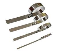 Rotolo di acciaio inossidabile 304, striscia di lamina di spessore 0,1 mm - 1 mm, larghezza striscia stretta 10 20 30 40 50 100 mm × 1 metro, 1 pz.(0.4mm,100mm x 1Meter)