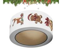 Rotolo di Adesivi di Natale Rotolo di Etichette Adesive Decorative da 500 | Etichette da Buste e Feste Natalizie Per Bambini e Adulti Famiglia Festa Arte Lavoretti e Progetti Creativi Regali C