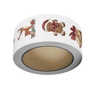 Rotolo di Adesivi Natalizi 500 Pezzi Etichette Decorative Adesive | Sigilli adesivi per buste di Natale Per Bambini e Adulti Famiglia Festa Arte Lavoretti e Progetti Creativi Regali per Calze C