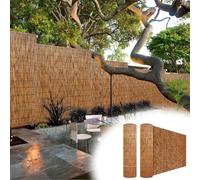 Rotolo di bambù 50 60 90 100 130 cm recinzione decorativa in bambù per balcone esterno patio giardino parasole frangivento ecologico durevole facile da installare