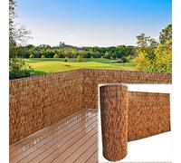 Rotolo di bambù da esterno per balcone, giardino, terrazza, villa, 1,9 cm, protezione ombreggiante, altezza 12 m, perfetto per la decorazione del cortile e