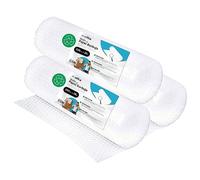 Rotolo di bolle in plastica, rotolo di bolle riciclato, per imballaggio, plastica a bolle per traslochi, imballaggi e scatole, plastica a bolle per imballaggio · m-office (100 x 10 m, 3 pezzi)