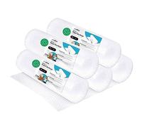 Rotolo di bolle in plastica, rotolo di bolle riciclato, per imballaggio, plastica a bolle per traslochi, imballaggi e scatole, plastica a bolle per imballaggio · m-office (50 cmx5 m, 5 pezzi)