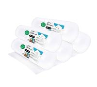 Rotolo di bolle in plastica, rotolo di bolle riciclato, per imballaggio, plastica a bolle per traslochi, imballaggi e scatole, plastica a bolle per imballaggio · m-office (100 cmx25 m, 5 pezzi)