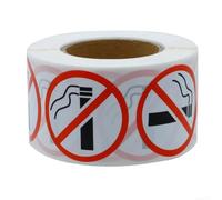 Rotolo di carta autoadesivo, senza etichette, 2,5 cm, 500 pezzi | Chiaro senza simbolo, forma rotonda da 2,5 cm, supporto resistente, 500 pezzi per rotolo, ideale per le aziende