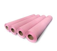 Rotolo di carta camilla rosa 1 strato di 59 cm di larghezza e ±70 m di lunghezza - colore rosa - senza taglio (4)