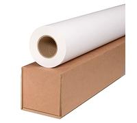 Rotolo di carta da cartamodello 91,4 cm x 70 m, 50 g/m², leggermente trasparente e stabile, per modellare, costruire e personalizzare cartamodelli, made in Germany