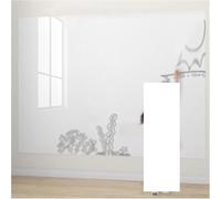 Rotolo di carta da parati elettrostatica autoadesiva cancellabile a secco for lavagna bianca, dimensioni multiple(17.8x393.8IN(0.45x10m))