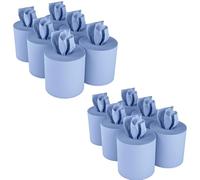 Rotolo di carta per alimentazione centrale, 54 m x 170 mm, ad alta assorbenza, blu, resistente (taglia unica, 12)