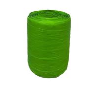 Rotolo di CARTA Rafia Raphia in PP da 200 Metri | VARI COLORI | SINTETICA PER TESSITURA GIARDINAGGIO CARTELLINI CESTI NATALIZI MAZZI DI FIORI CONFEZIONI REGALO (Verde Chiaro)
