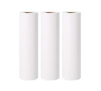 Rotolo di carta termica, 110 x 30 mm, colore bianco, non adesivo, senza BPA, di lunga durata, per stampante termica portatile L3, 3 rotoli
