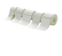 Rotolo di carta termica per etichette compatibile con stampante di codici a barre tascabile B21 B1 B203 Stampa nome 5 rotoli Bianco impermeabile(5Rolls Group)