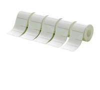 Rotolo di carta termica per etichette compatibile con stampante di codici a barre tascabile B21 B1 B203 Stampa nome 5 rotoli Bianco impermeabile(5WH 40-20mm)