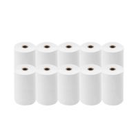 Rotolo di carta termica per ricevute 57x40mm 10 pezzi compatibile con stampanti POS per registratore di cassa del supermercato ristorante centro commerciale(10Rolls)
