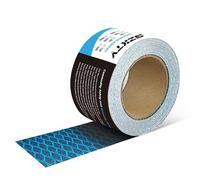 Rotolo di carta vetrata adesiva, carta abrasiva autoadesiva per la lavorazione del legno, del metallo, blocchi di levigatura, DIY | 70 mm x 7,8 m | Grana 120# | La lucidatura riduce l'intasamento