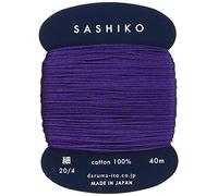 Rotolo di carta Yokota Daruma Sashiko filo (sottile) Col.223 uva 40 m 01-2400...