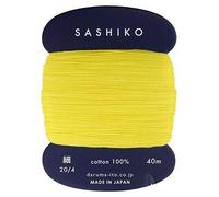Rotolo di carte Yokota Daruma Sashiko filo (sottile) Col.203 limone 40 m 01-2...