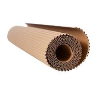 Rotolo di cartone ondulato per fai da te, 30 cm x 500 cm di spessore, per fai da te, cartone creativo multiuso, facile da tagliare, piegare, per pittura, modellazione creativa, imballaggi da ufficio e