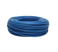 Rotolo di cavo elettrico da 100 m | H07V-K | Sezione da 1 x 1,5 mm2 | Colore: blu