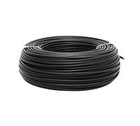 Rotolo di cavo elettrico da 100 m | H07V-K | Sezione da 1 x 2,5 mm2 | Colore: nero