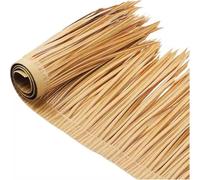 Rotolo di copertura in paglia artificiale for padiglione da giardino, pannello in paglia di palma sintetica resistente alle intemperie for decorazione di bar all'aperto(1.64x6.56ft)