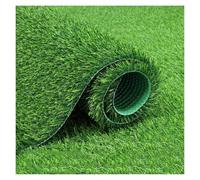 Rotolo di erba artificiale realistica per giardino, piscina, patio, aree giochi e percorsi, durevole, facile da installare, 1,5 m x 2 m, uso esterno