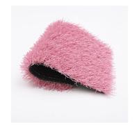 Rotolo di erba sintetica rosa per prato, spessore 0,1 pollici, tappeto erboso sintetico realistico per arredamento da giardino, 59x197 pollici