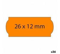 Rotolo di Etichette Arancio 26 x 12 mm [36 Unità]