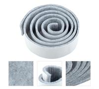 Rotolo di feltro per pavimenti duri per mobili per pavimenti duri per supporto DeFor firmato per prevenire graffi AbFor sorb Vibrazioni e Limit NoiFor se Movement (nero 3 mm x 40 mm x 100 cm)