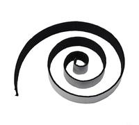 Rotolo di feltro per striscia da 1 m per cuscinetti per mobili, per pavimenti duri, materiale resistente per la protezione contro i graffi, per s e NoiFor se Riduzione (nero, 3 mm x 30 mm x 100 cm)