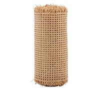 Rotolo di fettuccia in rattan naturale, fogli a rete aperti per riparazione di mobili fai da te, sedie, sedie, armadi, porte, comò e progetti di decorazione per la casa, tessuto in rattan durevole e
