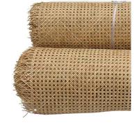 Rotolo di fettuccia in rattan naturale per mobili, 40/45 cm, decorazione da parete, sedia, tavolo, durevole, lunghezza 1,4 m, perfetto per decorazioni e restauro fai da te