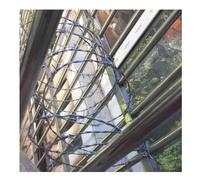 Rotolo di filo spinato in acciaio inox, doppio filo da 1,8 mm con punte a 4 punte da 15 mm, distanza di 12 cm per deterrente furto, protezione per recinzioni da fattoria e giardino (10 m)