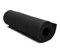 Rotolo di fogli di schiuma EVA nera, per cosplay, artigianato (6 mm, 34,8 x 99,1 cm)