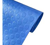Rotolo di grande diametro da 60 cm, 2 m, 3 m, 4 m, 5 m, 6 m, for pavimenti sotto le ruote delle auto, tappetino da officina impermeabile(Blue,1.4x5m/4.6x16.4ft)