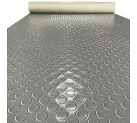 Rotolo di grande diametro da 60 cm, 2 m, 3 m, 4 m, 5 m, 6 m, for pavimenti sotto le ruote delle auto, tappetino da officina impermeabile(Grey,1x5m/3.3x16.4ft)