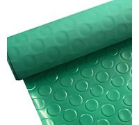 Rotolo di grande diametro da 60 cm, 2 m, 3 m, 4 m, 5 m, 6 m, for pavimenti sotto le ruote delle auto, tappetino da officina impermeabile(Green,1x4m/3.3x13.1ft)