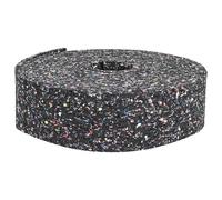Rotolo di granulato di gomma nera, 200 x 8 x 0,6 cm, tappetino antiscivolo in gomma per sicurezza e comfort in ufficio, design elastico per diversi pavimenti, stile minimalista