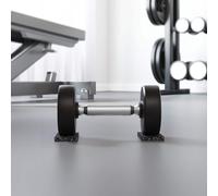Rotolo di granulato di gomma nero, 200 x 10 x 1 cm, base antiscivolo in gomma resistente, design elastico per una presa sicura su diversi pavimenti, stile minimalista