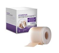 Rotolo di idrocolloidali, design flessibile e morbido, 1 set, nastro e cerotto idrocolloide, strisce in silicone per cicatrici, extra large, tagliabili su misura, ideali per ustioni, vesciche, a