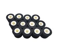 Rotolo di inchiostro for codificatore di timbri a caldo for la sigillatrice di codifica MY380F DK1000 DK1100 Per uso fai-da-te(12pcs 36 x 35,High Temperature)
