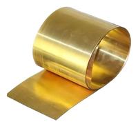 Rotolo di lamiera di ottone dorato, Mestieri della costruzione di elettronica lunghezza larghezza 1M spessore 50-120mm 0.05mm lamina d'ottone H62(80mm)