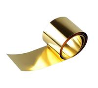 Rotolo di lamiera di ottone dorato, Rotolo dello strato della stagnola d'ottone H62 for la larghezza di lunghezza 10-40mm spessore 1M costruzione 0.4mm dei mestieri elettronica(25mm)