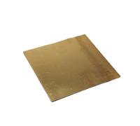 Rotolo di lamina di ottone ad alta purezza - Lamina d'oro da 0,05-1 m for stampaggio e modellatura di precisione | Compatibile con vari usi(3X200X200MM)