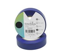 Rotolo di nastro isolante in PVC blu, 19 mm x 20 m. Ideale per elettricisti, flessibile e resistente, perfetto per isolare connessioni elettriche e riparazioni in sicurezza e sicurezza.