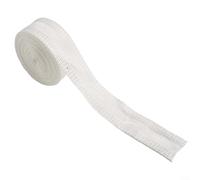 Rotolo di nastro termoadesivo per orlo, 25 mm x 5 m, perfetto per riparare pantaloni, jeans e gonne (bianco)